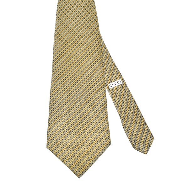 GUCCI 100% Silk Tie Made in Italy - Picture 2 of 8